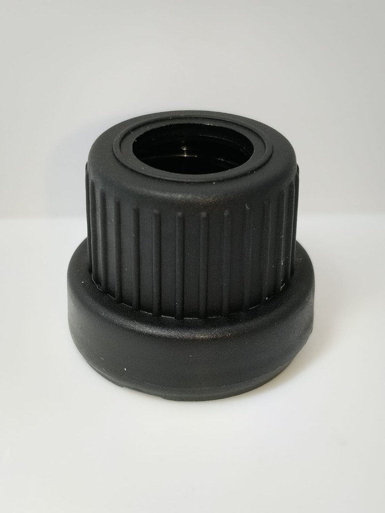 [TGNEGROCAN18] Tapa gotero con anillo de seguridad 18/410 - NEGRO