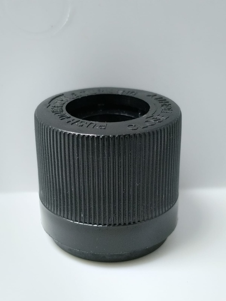[TGNEGROCANCRC18] Tapa gotero con anillo de seguridad y seguro para niños 18/410 - NEGRO