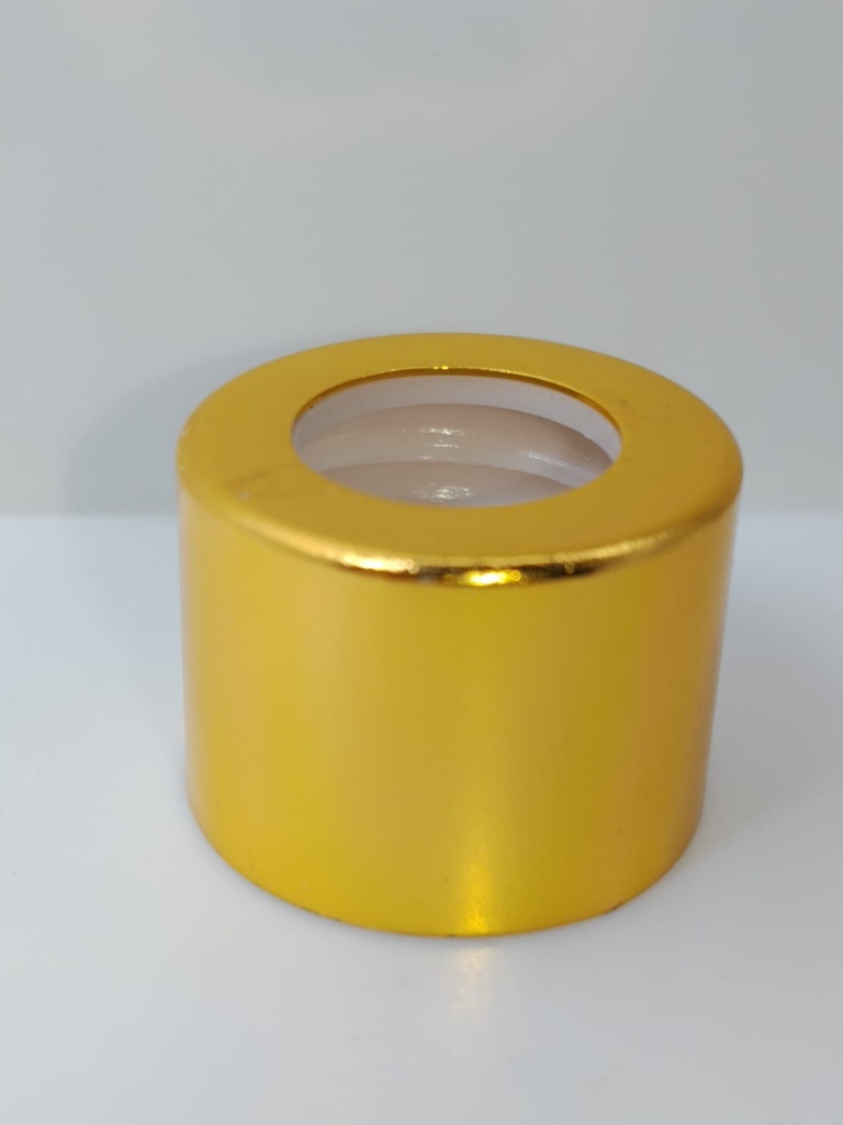 [TGDORADOMET18] Tapa gotero metalizado 18/410 - DORADO
