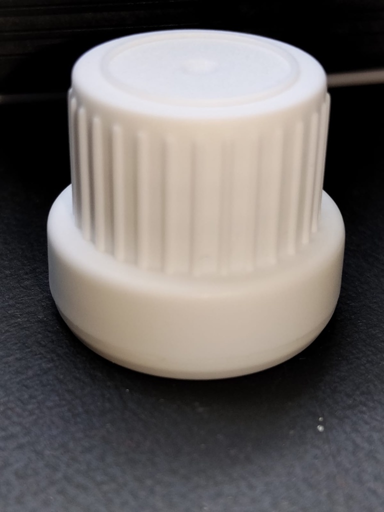 [TSGBLANCOCAN18] Tapa con anillo de seguridad - BLANCO